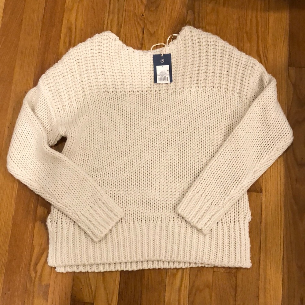 Cream Colored Knit Sweater
